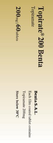 Topirate Benta 200mg